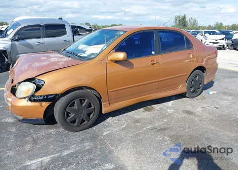 2003 Toyota Corolla S from USA, damaged, VIN 1NXBR32E63Z038320